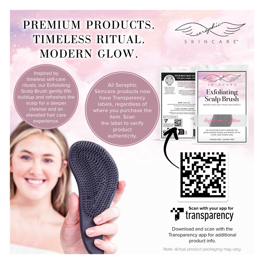 Exfoliating Scalp Brush - Seraphic Skincare