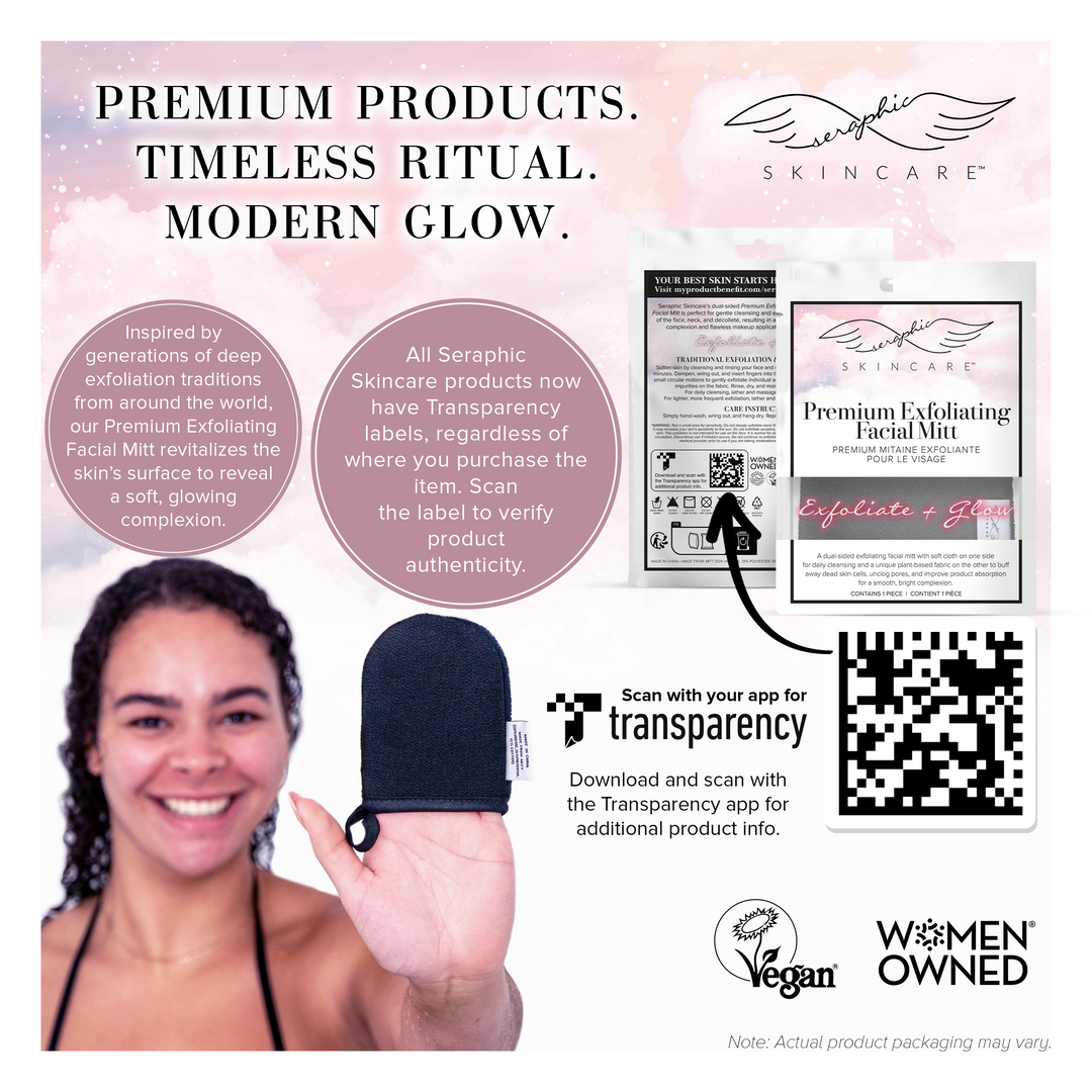 Premium Exfoliating Facial Mitt