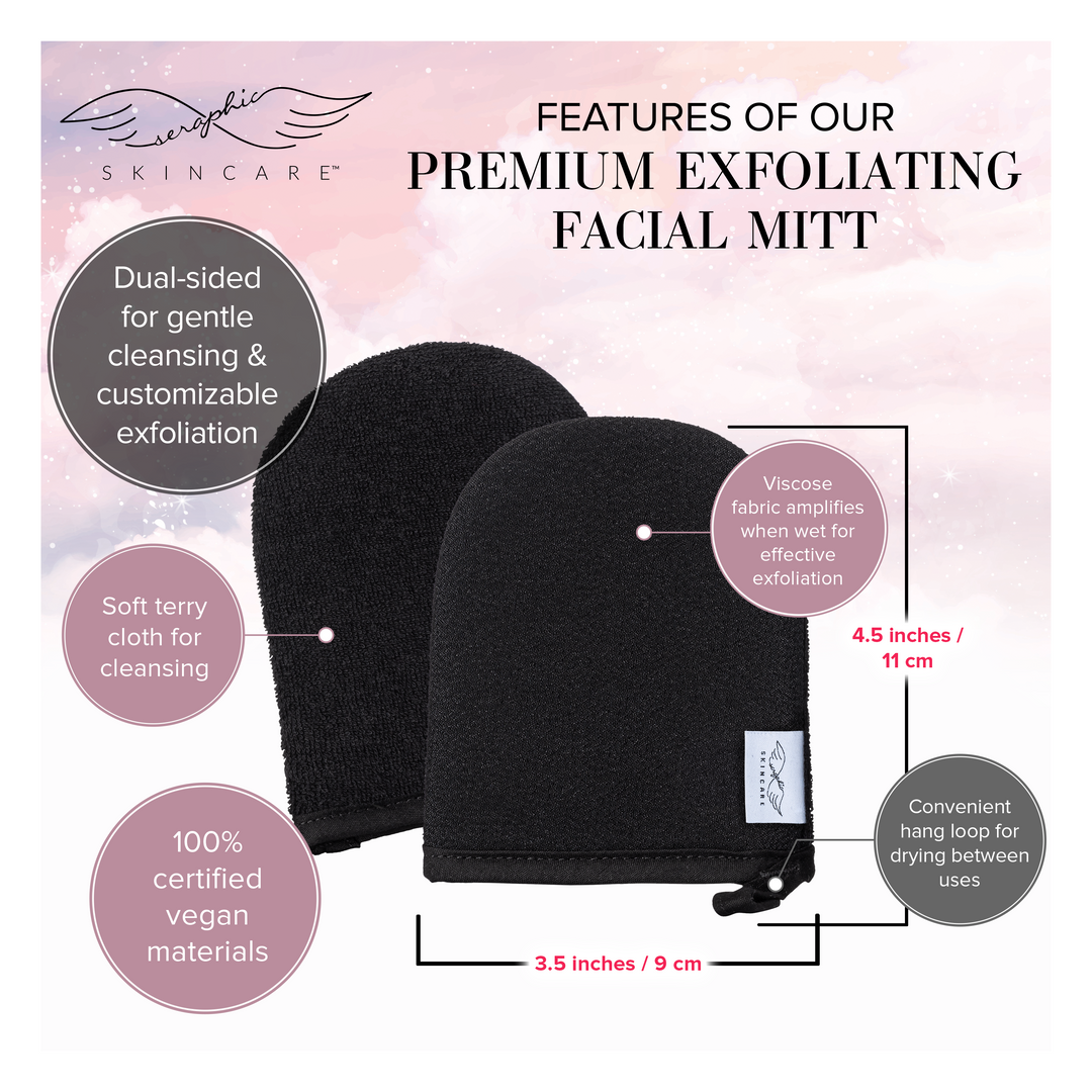 Premium Exfoliating Facial Mitt