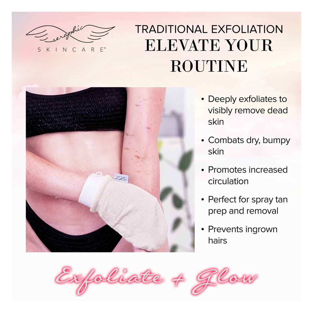 Divine Glow Exfoliating Mitt - Seraphic Skincare
