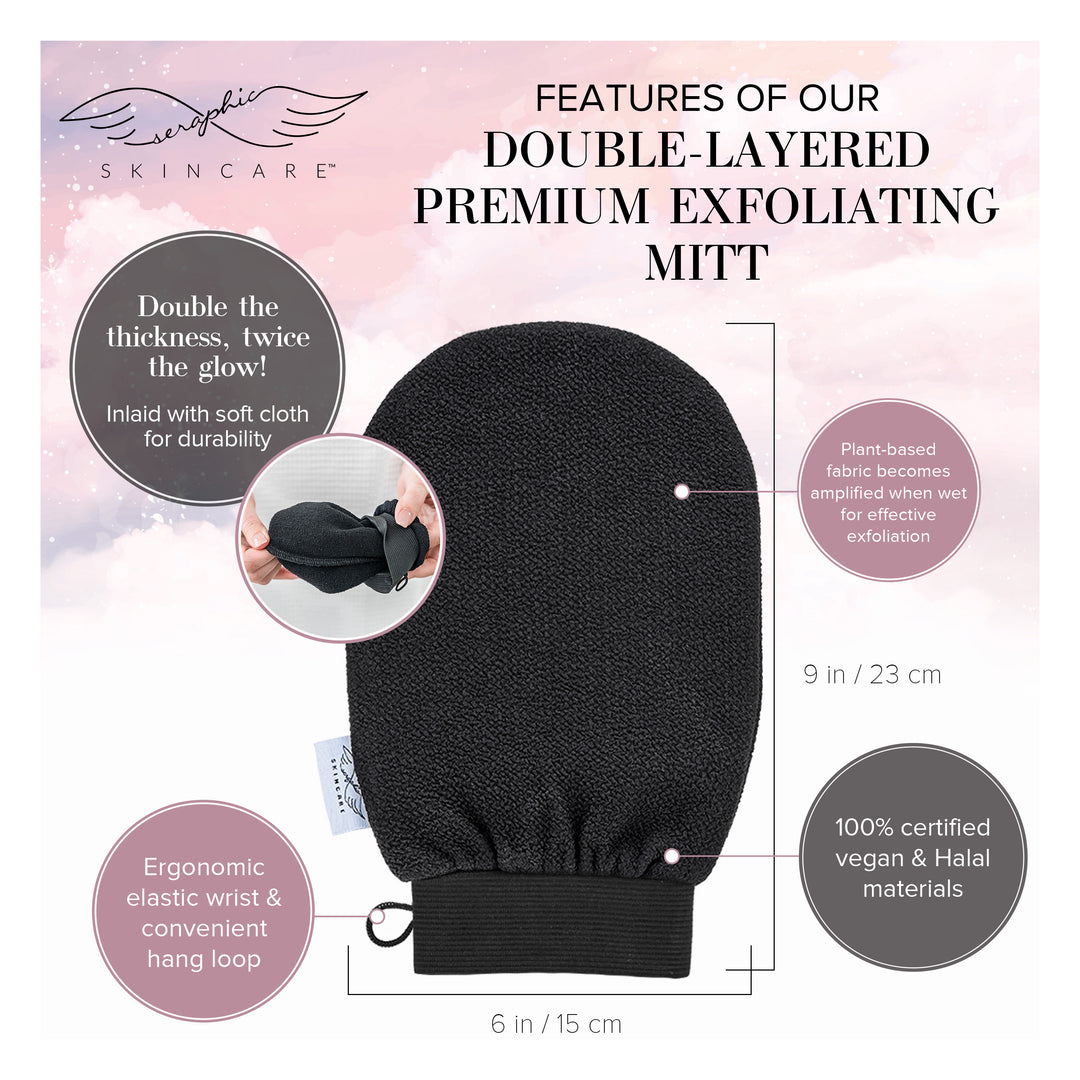 Double-Layered Premium Exfoliating Mitt