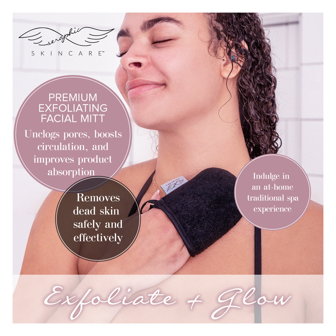 Premium Exfoliating Facial Mitt