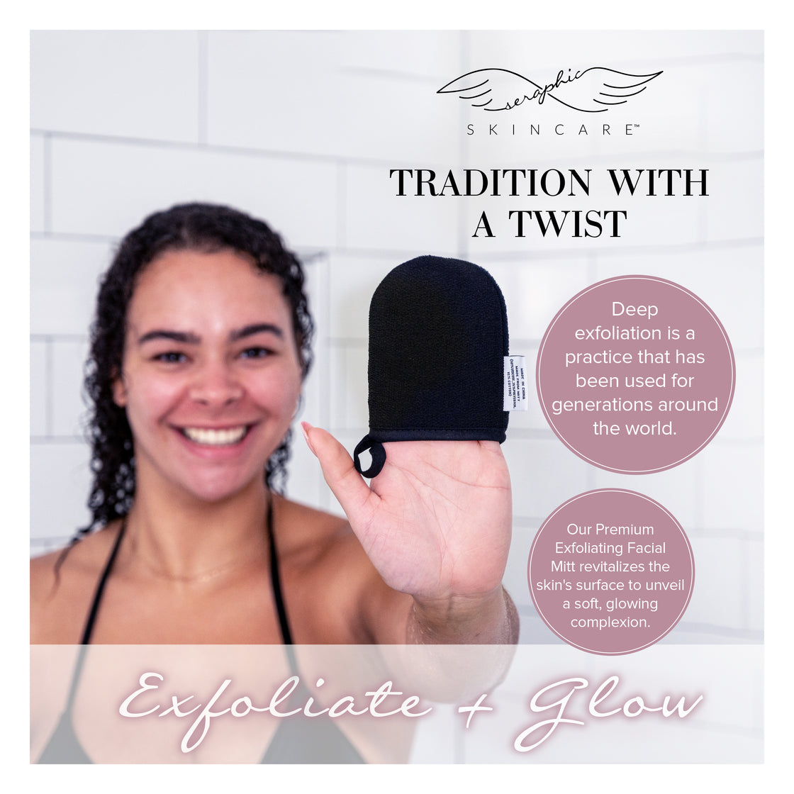 Premium Exfoliating Facial Mitt