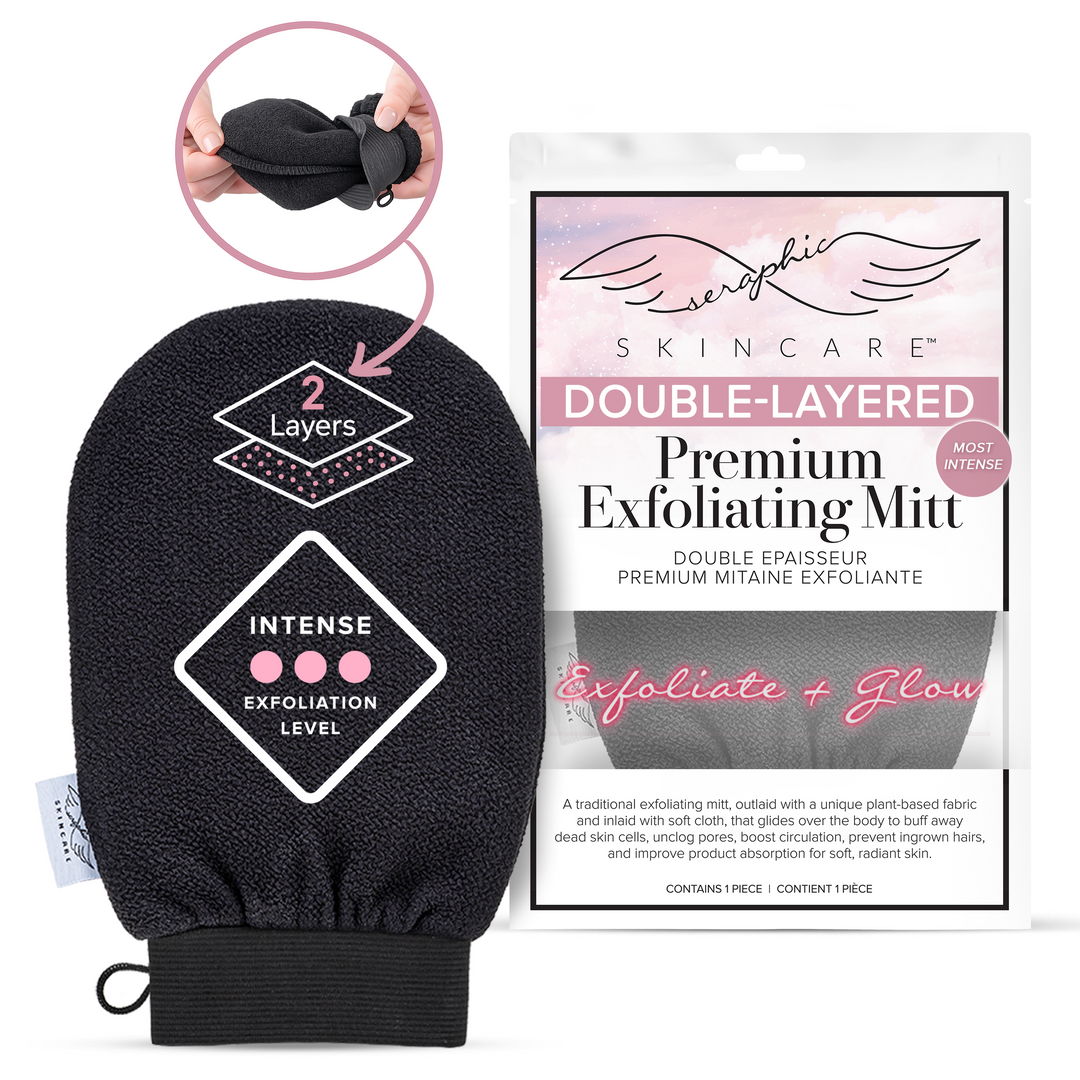Double-Layered Exfoliating Mitt - Seraphic Skincare