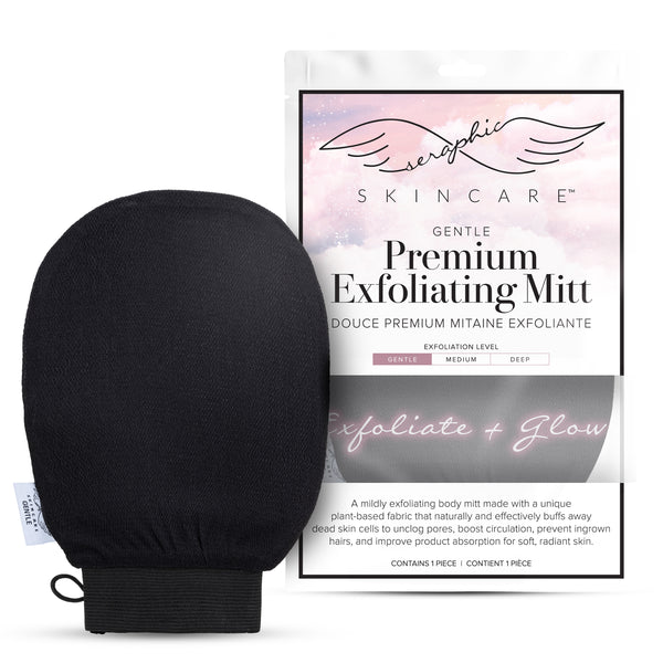 Gentle, Medium & Deep Premium Exfoliating Mitts