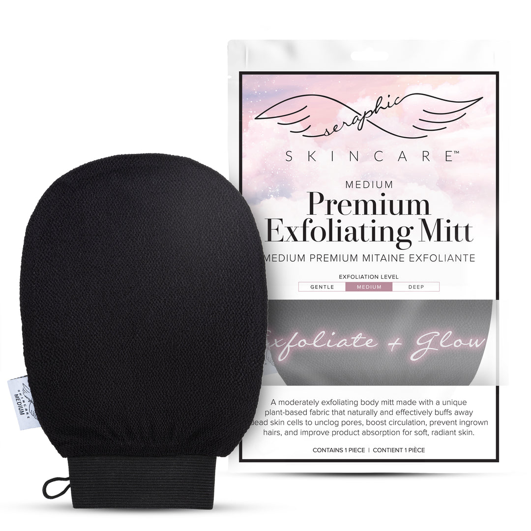 Gentle, Medium & Deep Premium Exfoliating Mitts