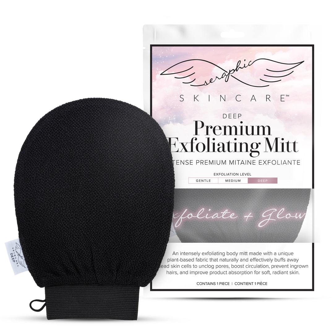 Gentle, Medium & Deep Premium Exfoliating Mitts