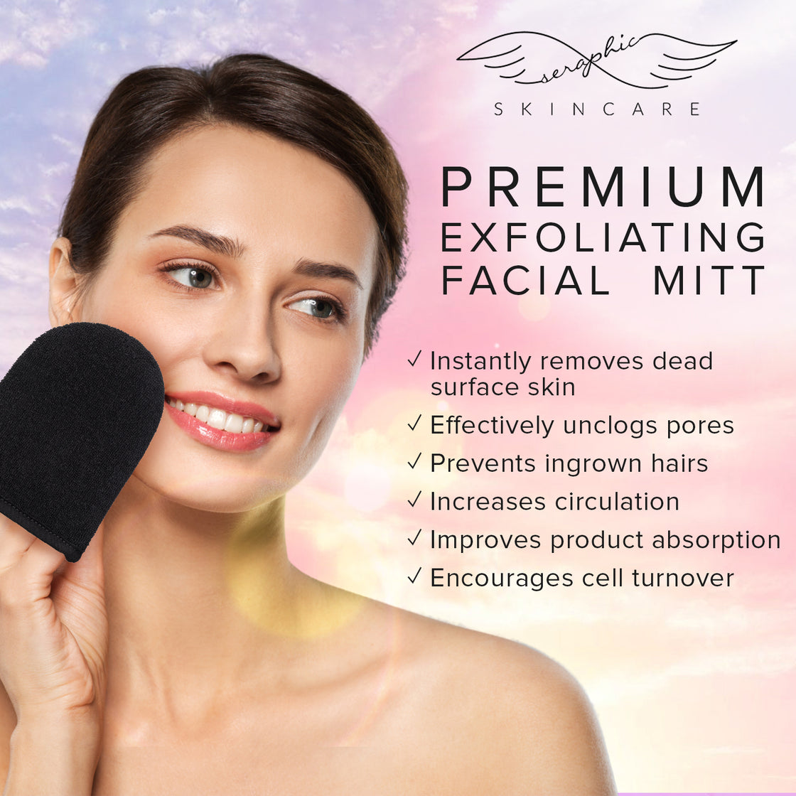 Premium Exfoliating Facial Mitt
